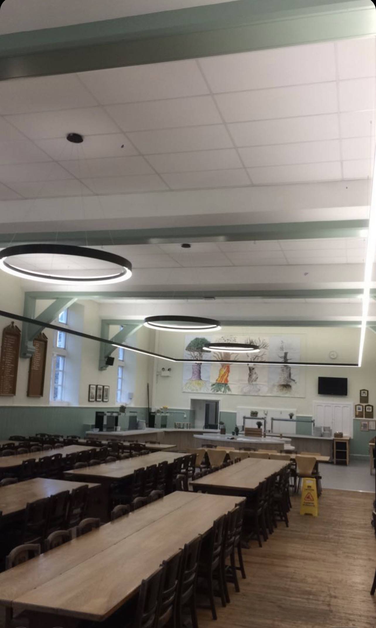 Church lighting restoration