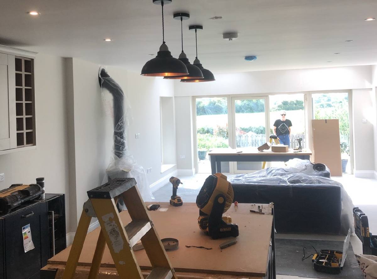 Domestic electrical install — consumer unit and rewiring in Bath