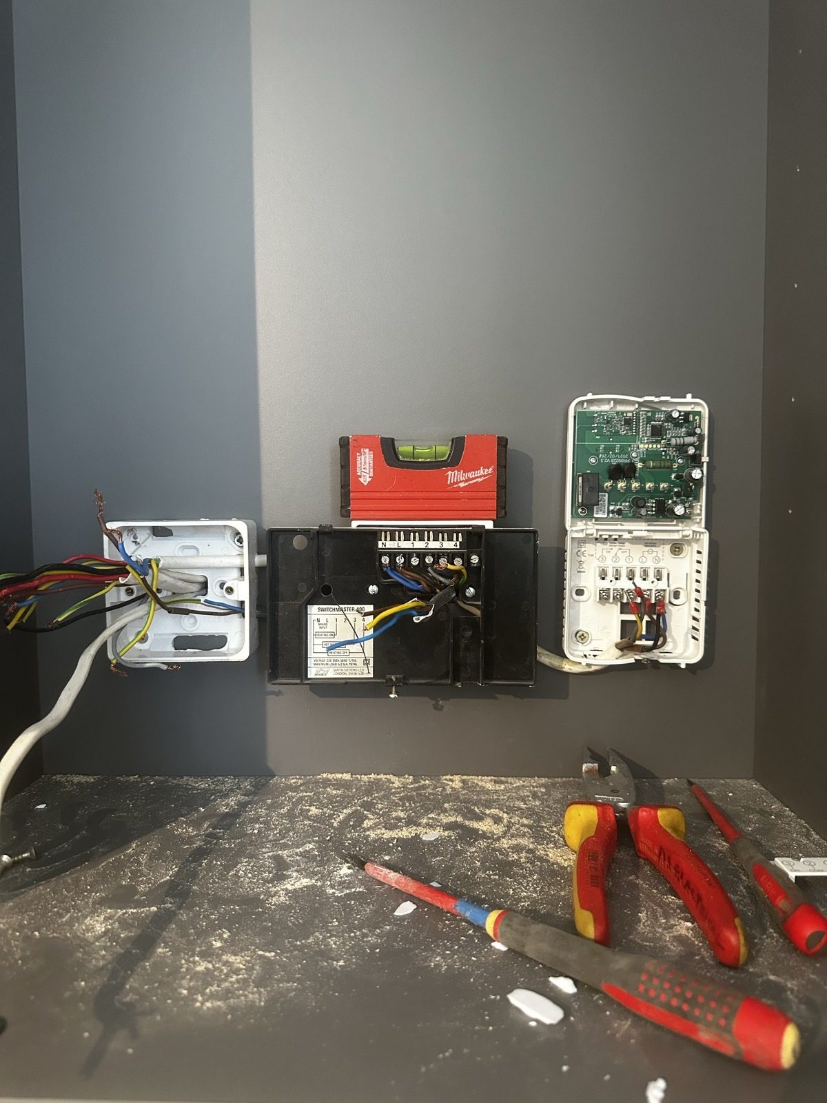 Fire alarm panel installation in Street