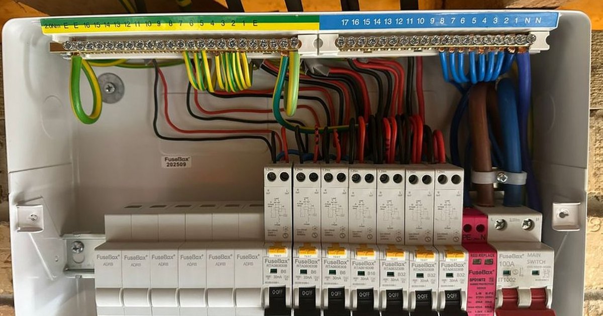 RCBO consumer unit replacement — DS Electrical — Frome