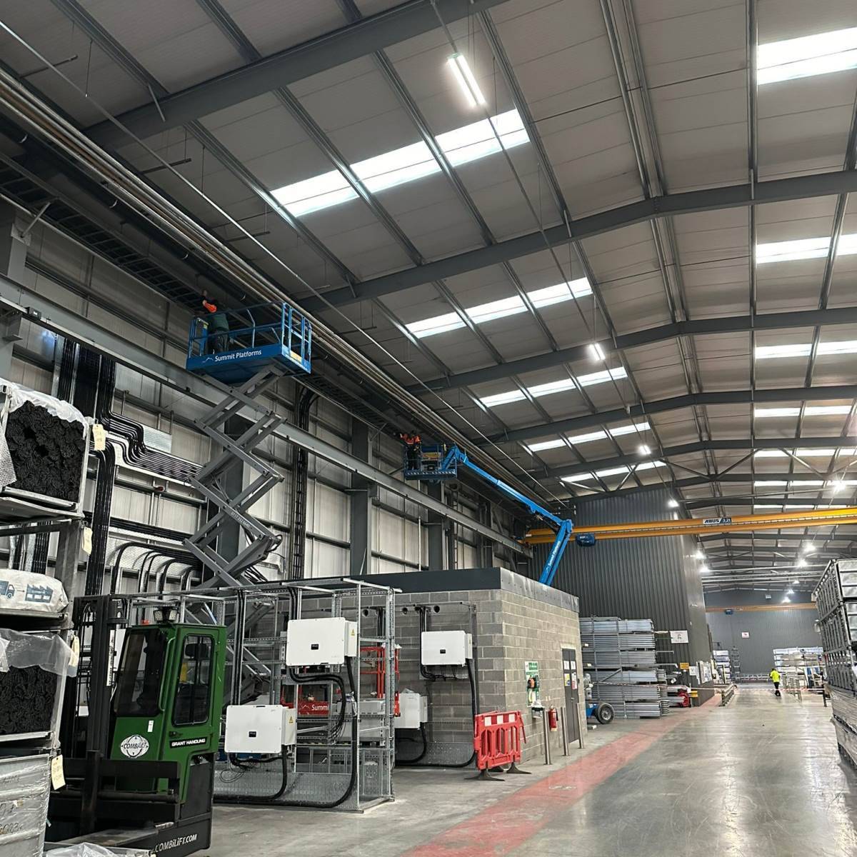 Commercial three-phase electrical installation Somerset