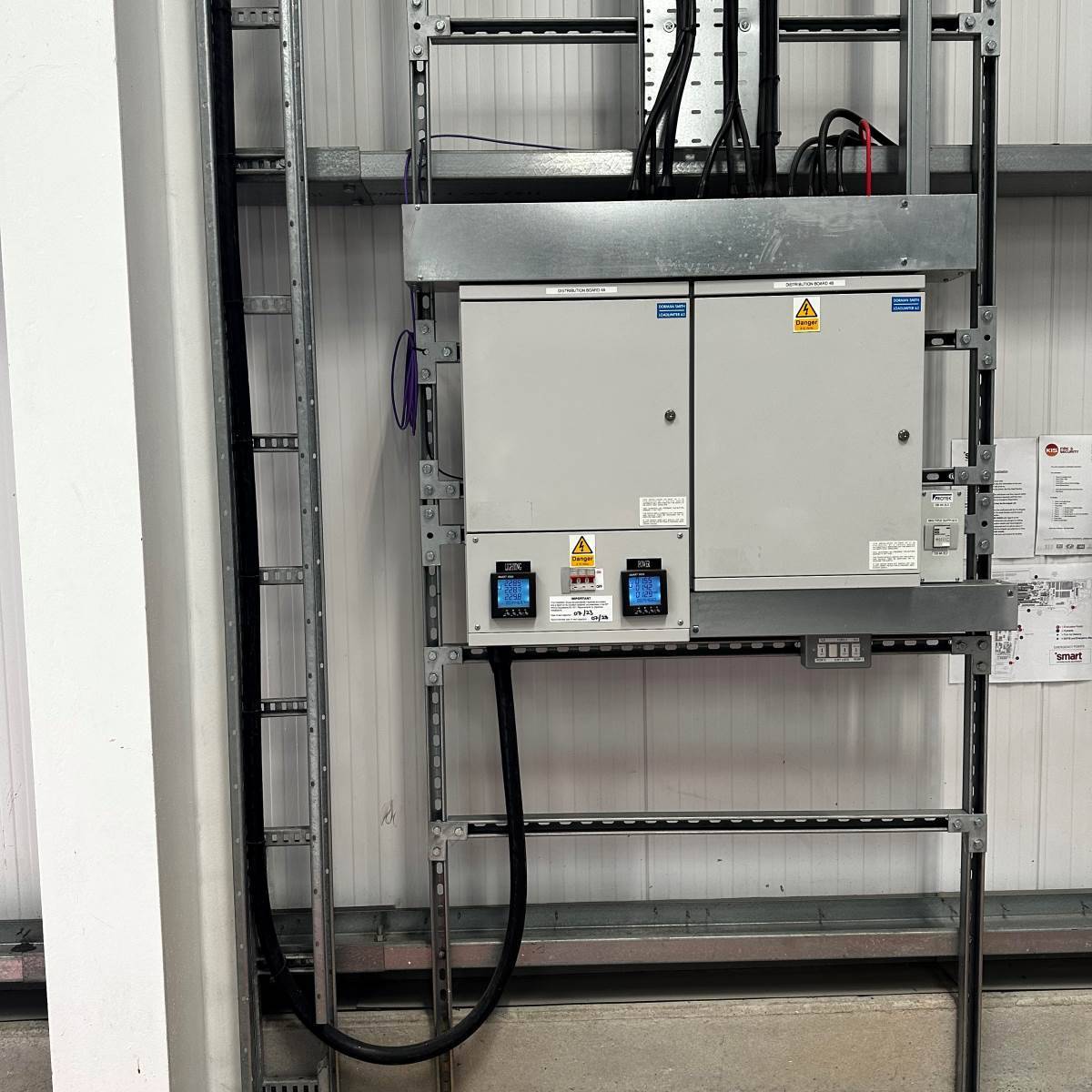 Commercial LED lighting and containment installation