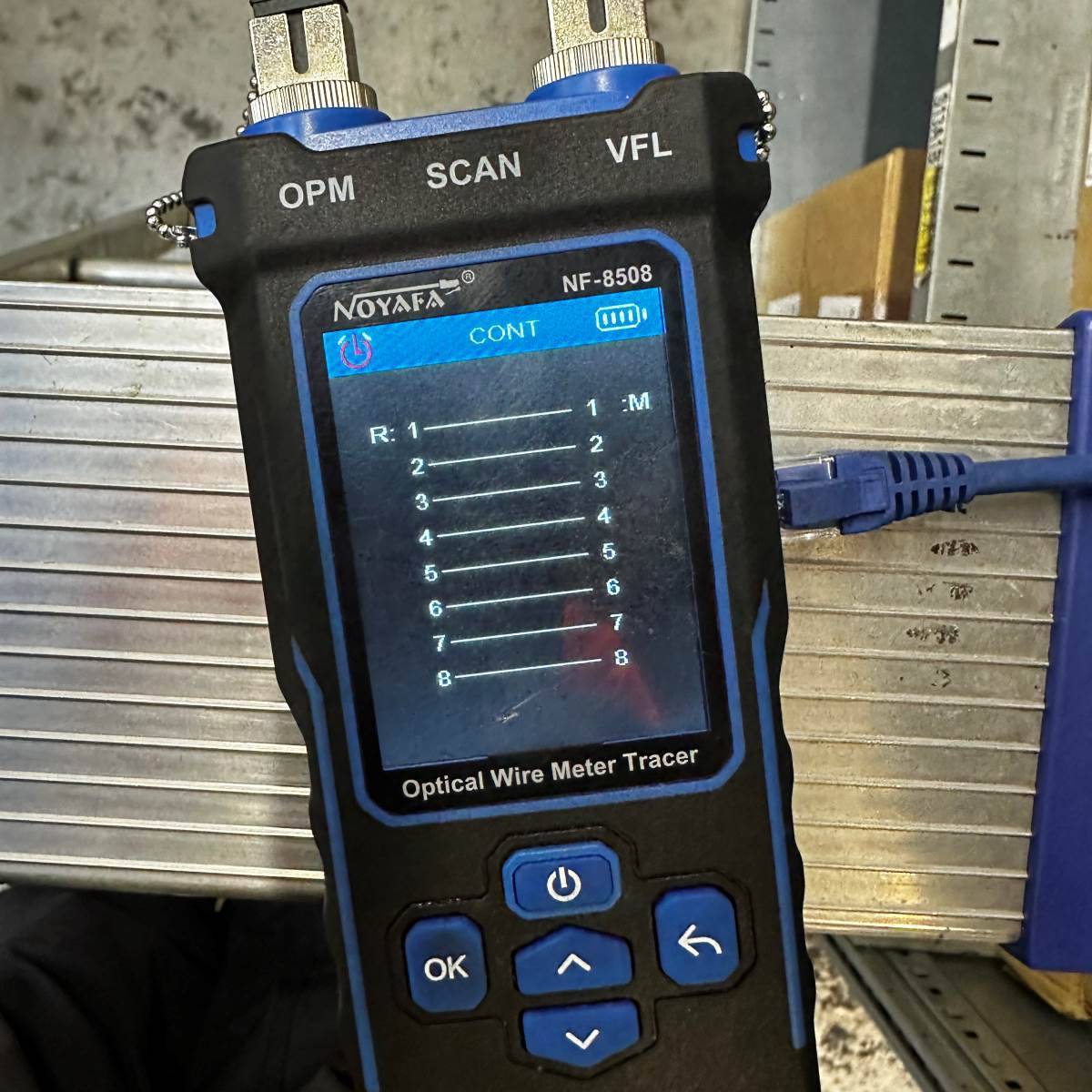 Cat6 structured data cabling installation for office network