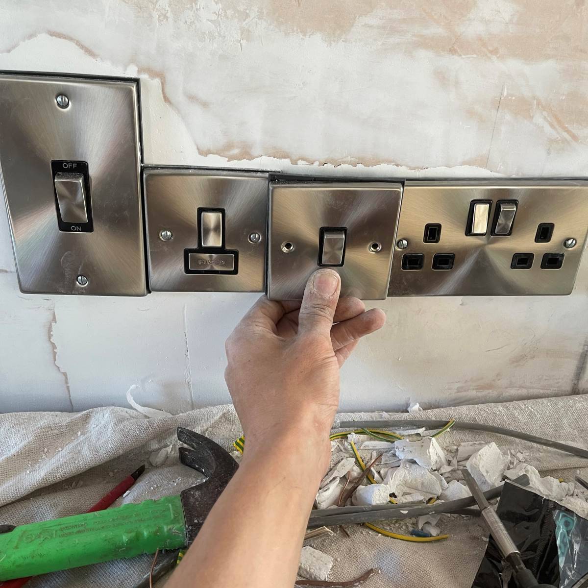 Full domestic rewire with new cabling in Somerset property