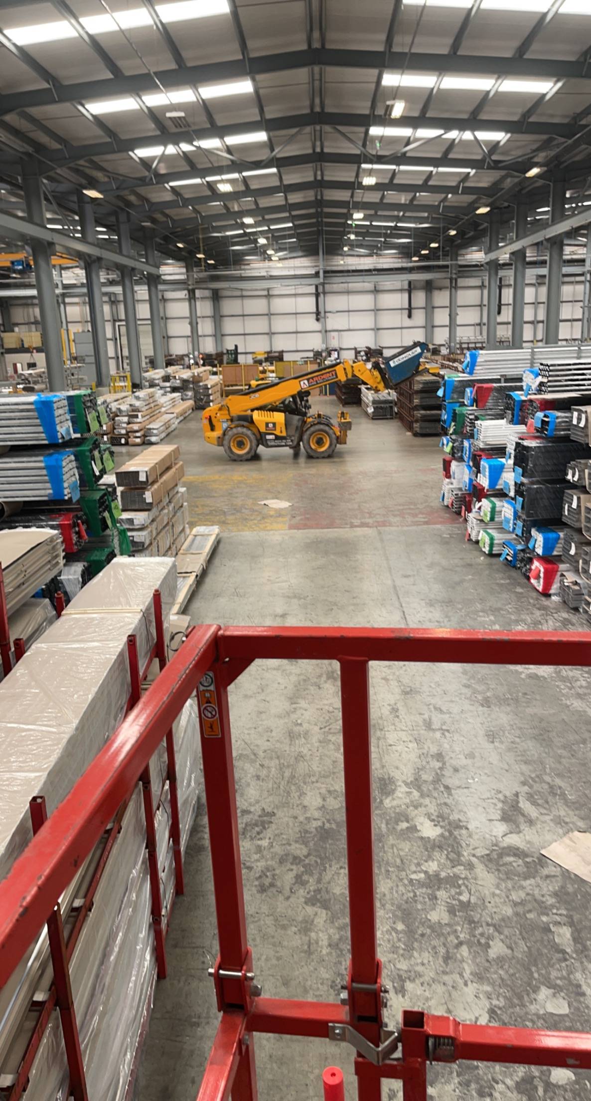 Warehouse high bay LED lighting by DS Electrical Somerset