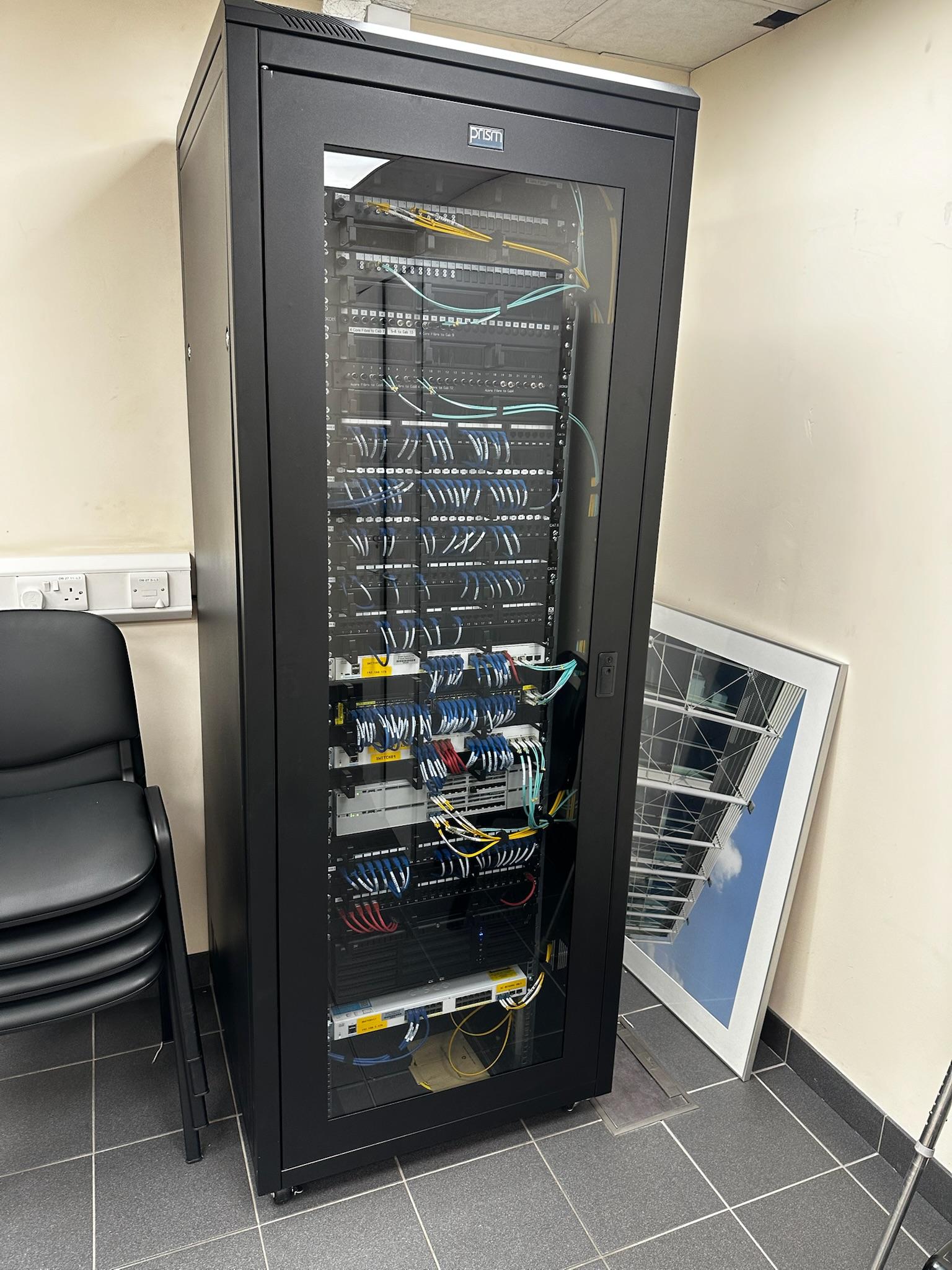 Commercial Wi-Fi, PoE networking and cabinet installation by DS Electrical