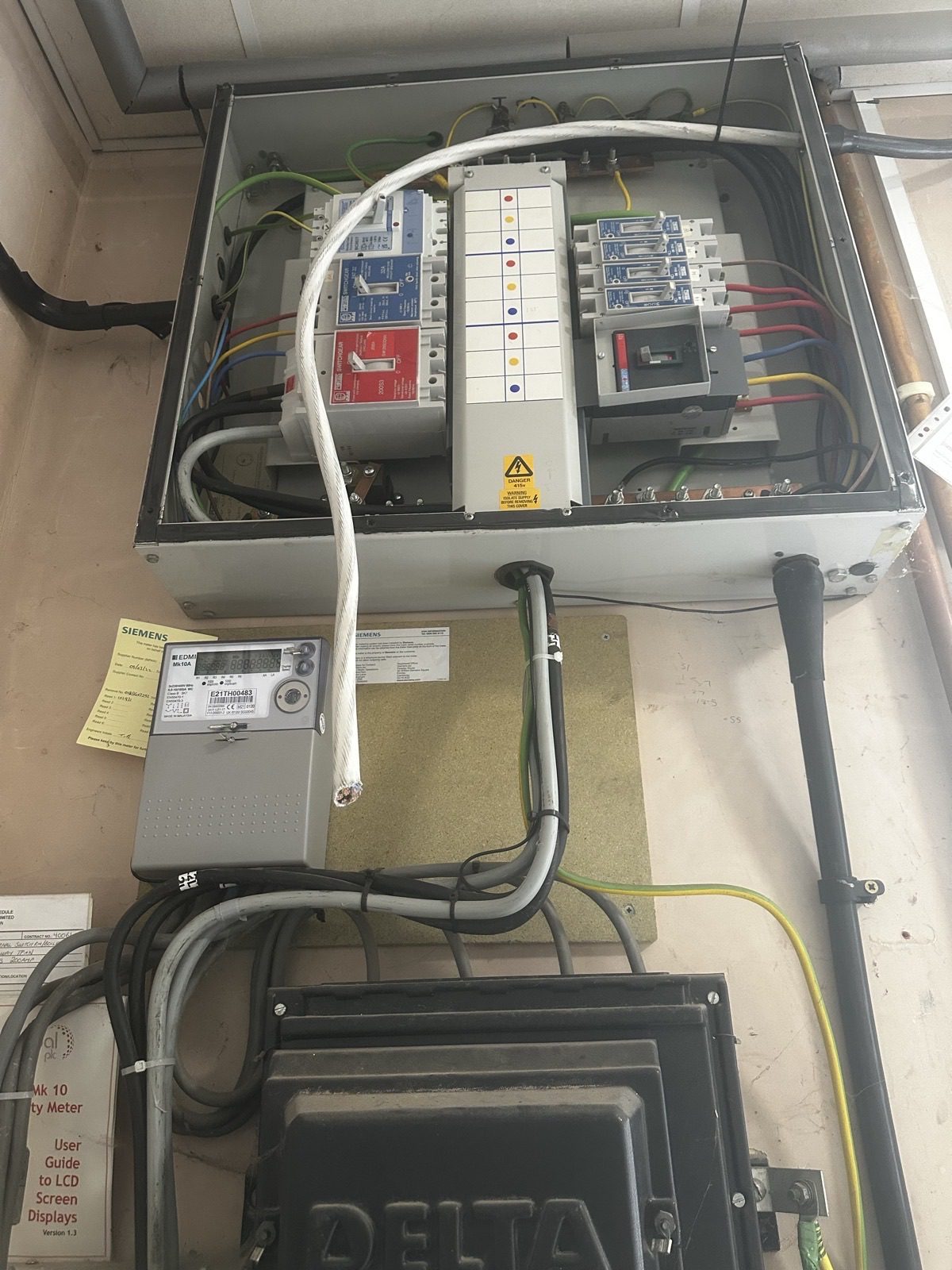 Three-phase distribution board by DS Electrical